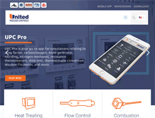 Tablet Screenshot of group-upc.com